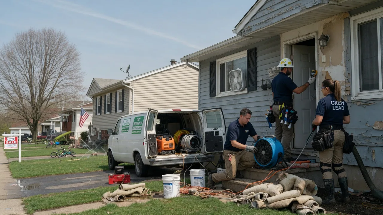Flood Cleanup in Crump, TN near me