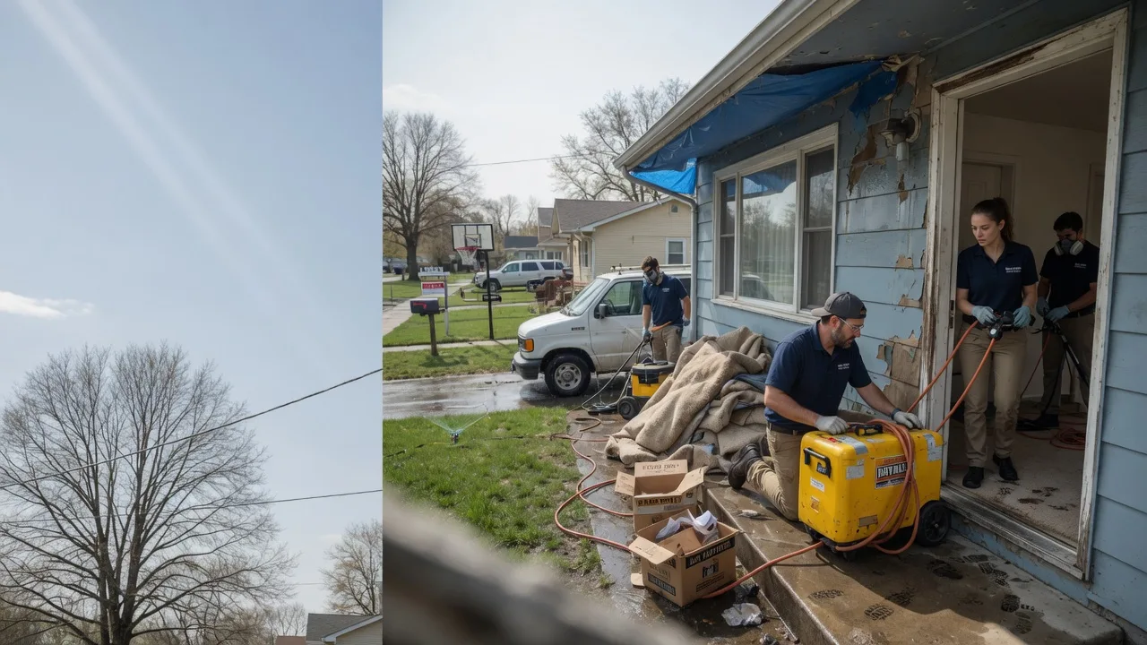 Basement Flood Cleanup in Crump, TN near me